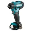 Akumuliatorinis gręžtuvas Makita DF033DWAE, 12V MAX, 2x 2,0 Ah Li-ion akum.