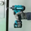 Akumuliatorinis gręžtuvas Makita DF033DWAE, 12V MAX, 2x 2,0 Ah Li-ion akum.
