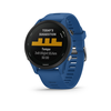 Išmanusis laikrodis Garmin Forerunner 255, Juodos spalvos apvadas su mėlynos spalvos silikoniniu dirželiu, 46mm