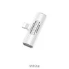 Adapteris Borofone BV7 iš Lightning į Lightning + 3,5mm baltas