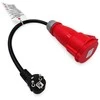 Adapteris Reach CEE 16A 400V to 220V Schuko