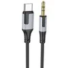 Audio kabelis Borofone BL19 USB-C to 3,5mm juodas