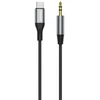 Audio kabelis Dudao L11ProT USB-C to 3.5mm 1.0m juodas