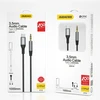 Audio kabelis Dudao L11ProT USB-C to 3.5mm 1.0m juodas