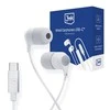 Ausinės 3mk su laidu Earphones USB-C baltos
