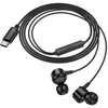 Borofone Ausinės BM94 Sonar su mikrofonu Type C (DAC) juodos spalvos