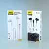 Dudao X3C+ laidinės USB-C į ausis įkišamos ausinės 1.2m – juodos spalvos