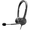 Ausinės su mikrofonu Axtel FLOW UC stereo USB-A/C juodos