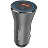 Automobilinis įkroviklis Dudao R4Max 55W USB-C/USB-A pilkas