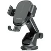 Automobilinis laikiklis-įkroviklis Choetech T203-F 15W Gravity Car Charger Holder juodas