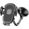 Automobilinis telefono laikiklis Hoco H10 (windshield) juodas