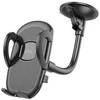 Automobilinis telefono laikiklis Hoco H10 (windshield) juodas