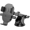 Automobilinis telefono laikiklis Hoco H19 (dashboard/windshield) juodas