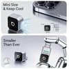 Ottocast Mini Cube adapterio dydžio palyginimo schema