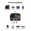 Bluetooth adapteris imtuvas Ugreen CM123 2xRCA/AUX Bluetooth 5.0 juodas (30445)