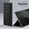 Dux Ducis Brill leather dėklas skirtas Samsung Galaxy Z Fold 6 with flap and card slot – juodos spalvos