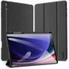 Dux Ducis Domo PU Odinis dėklas with Stand skirtas Samsung Tab S10+ / S9+ / S9 FE+ – juodos spalvos