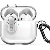 Dėklas DUX DUCIS PECL - TPU+PC protective case for AirPods 4 juodas