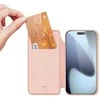 DUX DUCIS piniginės dėklas SKIN PRO, skirtas IPHONE 17 PRO, rožinis