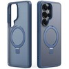 Dėklas Dux Ducis Yind Magnetic Stand Samsung S948 S26 Ultra tamsiai mėlynas
