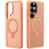 Dėklas Dux Ducis Yind Magnetic Stand Samsung S948 S26 Ultra oranžinis