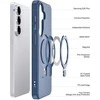 Dėklas Dux Ducis Yind Magnetic Stand Samsung S947 S26 Plus tamsiai mėlynas