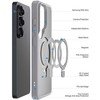 Dėklas Dux Ducis Yind Magnetic Stand Samsung S948 S26 Ultra pilkas