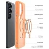 Dėklas Dux Ducis Yind Magnetic Stand Samsung S948 S26 Ultra oranžinis