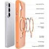 Dėklas Dux Ducis Yind Magnetic Stand Samsung S947 S26 Plus oranžinis