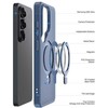 Dėklas Dux Ducis Yind Magnetic Stand Samsung S948 S26 Ultra tamsiai mėlynas