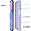 Dėklas Dux Ducis Yind Samsung A175 A17 4G/A176 A17 5G violetinis
