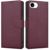 Dėklas Fancy Wallet Samsung A175 A17 4G/A176 A17 5G/A185 A18 4G/A186 A18 5G tamsiai raudonas