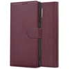 Dėklas Fancy Wallet Samsung S741 S26 FE tamsiai raudonas