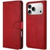 Dėklas HDD Clasp Wallet Case Apple iPhone 12/12 Pro raudonas