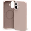 Dėklas Mercury Pure Magsafe Silicon Case Apple iPhone 17 rožinio smėlio