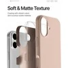 Dėklas Mercury Pure Magsafe Silicon Case Apple iPhone 17 rožinio smėlio