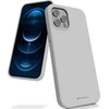Dėklas Mercury Silicone Samsung A36 pilkos spalvos/stone