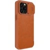 Dėklas Nillkin Qin Pro Leather Apple iPhone 14 Plus rudas
