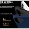 Dėklas Perfectionists Triangle Case Samsung A566 A56 5G tamsiai mėlynas
