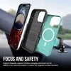 Dėklas Perfectionists Triangle Mag Case Apple iPhone 17 Pro Max žalias
