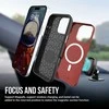 Dėklas Perfectionists Triangle Mag Case Apple iPhone 16 Pro Max raudonas