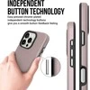 Dėklas Perfectionists Triangle Mag Case Apple iPhone 15 Pro rožinio aukso