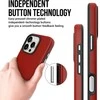 Dėklas Perfectionists Triangle Mag Case Apple iPhone 15 Pro Max raudonas
