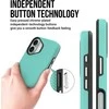 Dėklas Perfectionists Triangle Mag Case Apple iPhone 16 Plus žalias