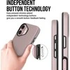 Dėklas Perfectionists Triangle Mag Case Apple iPhone 13/14 rožinio aukso