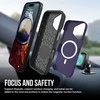 Dėklas Perfectionists Triangle Mag Case Apple iPhone 13/14 violetinis