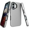 Dėklas Perfectionists Triangle Mag Case Apple iPhone 11 sidabrinis