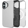 Dėklas Perfectionists Triangle Mag Case Apple iPhone 11 sidabrinis
