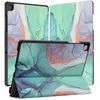 Dėklas Reach Smart Leather Samsung X210/X215/X216 Tab A9 Plus 11.0/X230/X235/X236 Tab A11 Plus 11.0 marble