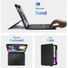 DUX DUCIS dėklas DK sulankstomas su belaide klaviatūra iPad 4/5/6/iPad Pro 11 (2018/2020/2021/2022) juodas